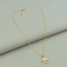 картинка Подвеска 'XUPING' Фианит 40 см (позолота 18к) от магазина Wolves