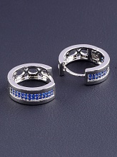 картинка Серьги 'XUPING' Фианит (родий) от магазина Wolves