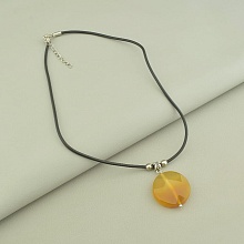 картинка Подвеска 'SUNSTONES' Агат 46 см от магазина Wolves