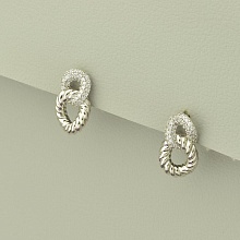 картинка Серьги 'XUPING' Фианит (родий) от магазина Wolves