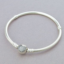 картинка Браслет 'Pandora style' Фианит Серебро(925) 18 см от магазина Wolves