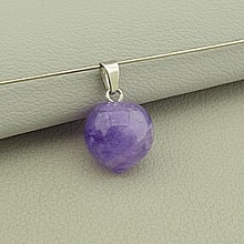 картинка Кулон Аметист 17x13мм от магазина Wolves