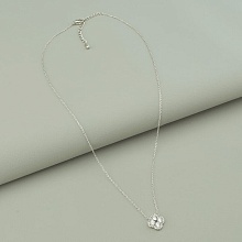 картинка Подвеска 'Saiya' Фианит 40 см (родий) от магазина Wolves