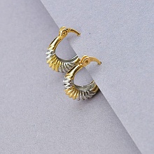 картинка Серьги 'XUPING'  (позолота-родий) от магазина Wolves