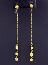 картинка Серьги 'Stainless Steel' (позолота 18к) от магазина Wolves