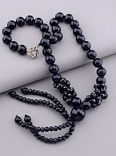 картинка Бусы Агат Чешский хрусталь 50 см от магазина Wolves