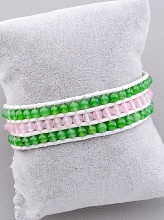 картинка Браслет из хризопраза и кварца Chan Luu от магазина Wolves