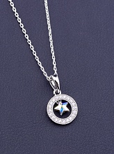 картинка Подвеска 'XUPING' Swarovski 40 см (родий) от магазина Wolves