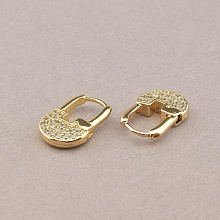 картинка Серьги 'XUPING' Фианит (позолота 18к) от магазина Wolves