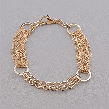 картинка Браслет 'XUPING' 20 см (позолота 18к) от магазина Wolves