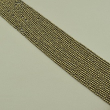 картинка Нитка Пирит 39 см 2 5 мм (Без замка) от магазина Wolves