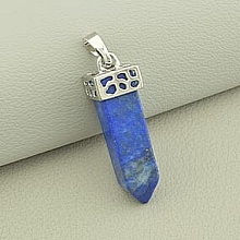 картинка Кулон Лазурит 37x10мм от магазина Wolves