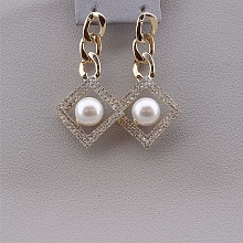 картинка Серьги 'XUPING' Майорка (позолота 18к (лимонная)) от магазина Wolves