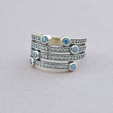 картинка Кольцо 'Pandora style' Фианит Серебро(925) от магазина Wolves