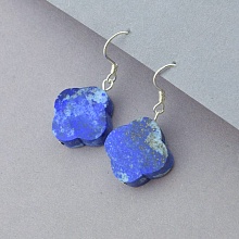 картинка Серьги 'SUNSTONES' Лазурит Серебро(925) от магазина Wolves