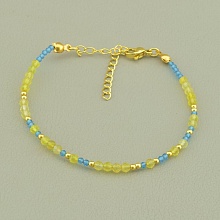 картинка Браслет 'SUNSTONES' Агат Кварц 17 см от магазина Wolves