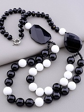 картинка Бусы Агат Чешский хрусталь 64 см от магазина Wolves