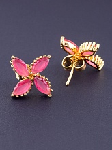 картинка Серьги 'XUPING' Фианит  (позолота 18к) от магазина Wolves