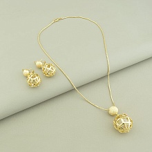 картинка Подвеска+Серьги Фианит 'Fashion' от магазина Wolves