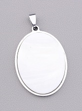 картинка Кулон 'Stainless Steel' Перламутр от магазина Wolves