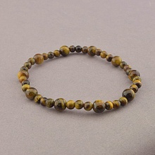 картинка Браслет 'SUNSTONES' Тигровый глаз 18 см от магазина Wolves