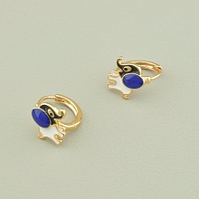 картинка Серьги 'XUPING' Эмаль (позолота 18к) от магазина Wolves