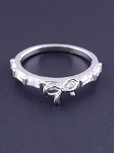 картинка Кольцо Фианит 'XUPING' (родий) от магазина Wolves