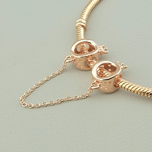 картинка Соединительная цепочка 'Pandora style'  Серебро(925) 7 см от магазина Wolves