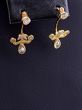 картинка Серьги 'XUPING' Фианит (позолота 18к) от магазина Wolves