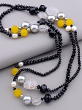 картинка Бусы Горный хрусталь Чешский хрусталь 120 см от магазина Wolves