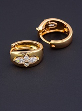 картинка Серьги 'XUPING' Фианит (позолота 18к) от магазина Wolves