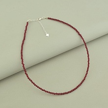 картинка Подвеска 'SUNSTONES' Шпинель Серебро(925) 39 см от магазина Wolves