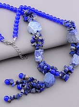 картинка Бусы Содалит 60 см от магазина Wolves