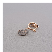 картинка Серьги Фианит 'XUPING' (позолота-родий) от магазина Wolves