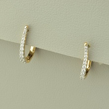 картинка Серьги 'XUPING' Фианит  (позолота 18к) от магазина Wolves