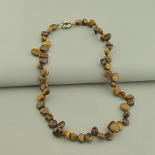 картинка Бусы Тигровый глаз 49 см от магазина Wolves