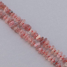 картинка Нитка Клубничный кварц 39 см (Без замка) от магазина Wolves