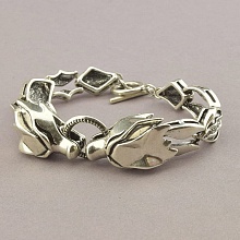 картинка Браслет 'Abella' Фианит 19 см (родий) от магазина Wolves