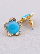 картинка Серьги 'Fashion' Кошачий глаз Бижутерный сплав от магазина Wolves