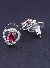 картинка Серьги 'Big Dipper' Фианит (родий) от магазина Wolves