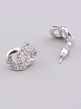 картинка Серьги Сrystal (родий) от магазина Wolves