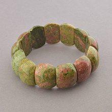 картинка Браслет Эпидот 17 см от магазина Wolves