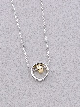 картинка Подвеска 'Saiya' 41 см (родий) от магазина Wolves