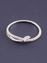 картинка Кольцо Фианит  (Серебро) от магазина Wolves