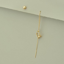 картинка Серьги 'XUPING' Фианит (позолота 18к) от магазина Wolves