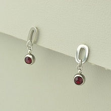 картинка Серьги 'XUPING' Фианит (родий) от магазина Wolves