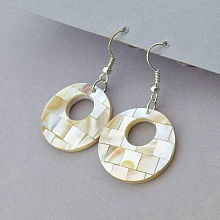 картинка Серьги Перламутр от магазина Wolves