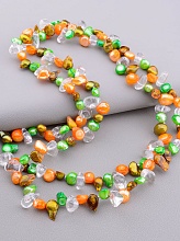 картинка Бусы Горный хрусталь Жемчуг 100 см от магазина Wolves