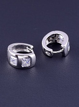 картинка Серьги 'XUPING' Фианит (родий) от магазина Wolves