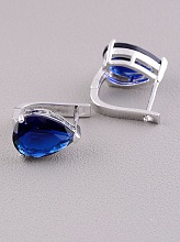 картинка Серьги 'Pataya' Фианит  (родий) от магазина Wolves